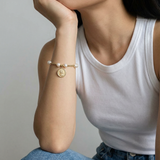 Pearl Coin Chain Bracelet