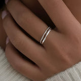 Minimalist Wave Ring