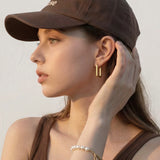 Clean Frame Hoop Earrings