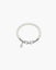 horseshoe pearl bracelet with freshwater pearls and silver clasp