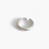 Soft Matte Ring in stainless steel with a rounded open design and subtle matte texture